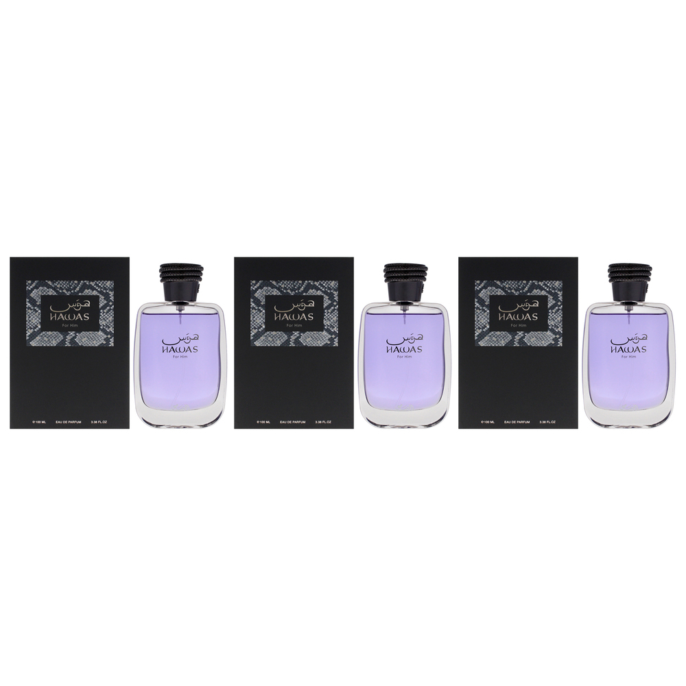 Rasasi Hawas EDP 3.38 oz 3 Pack